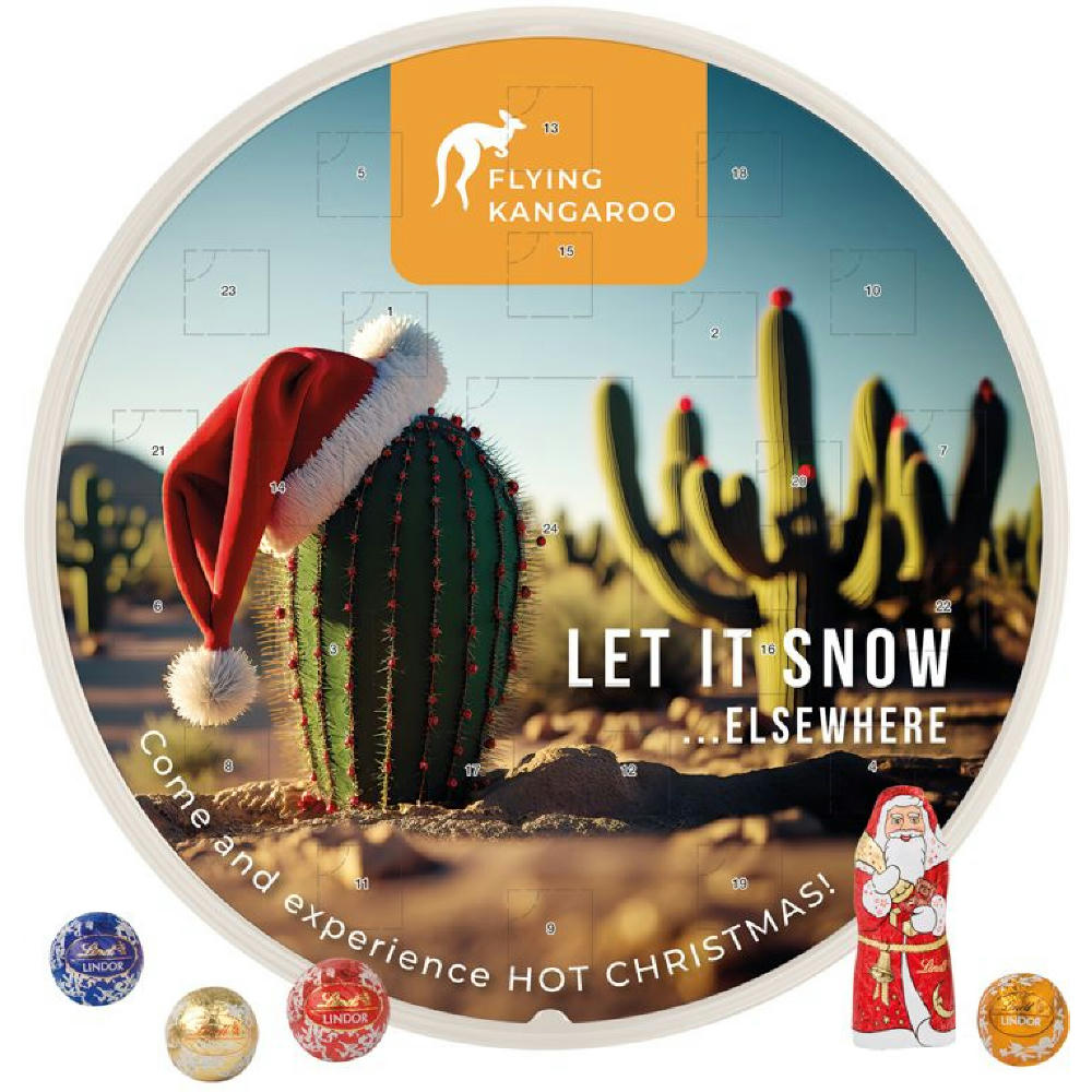 Adventskalender rund Lindt