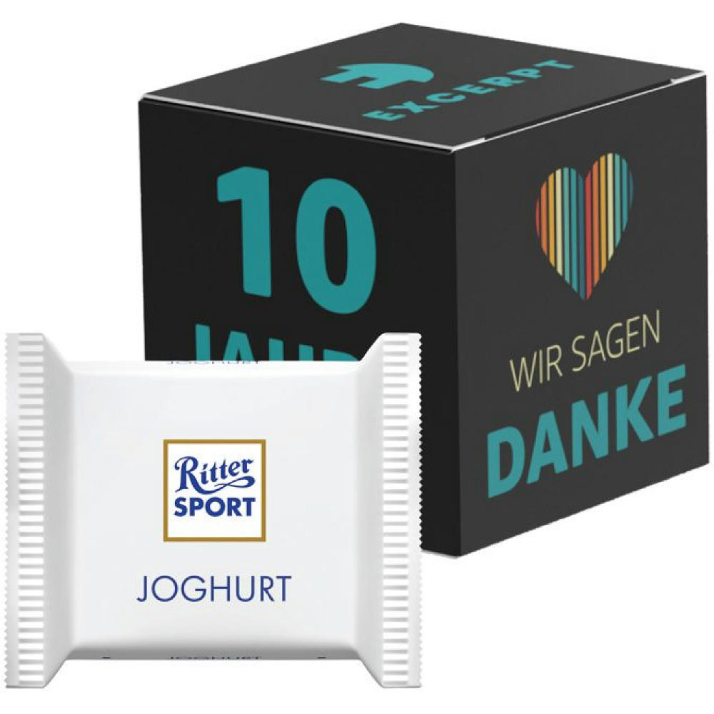 Werbewürfel Ritter SPORT mini