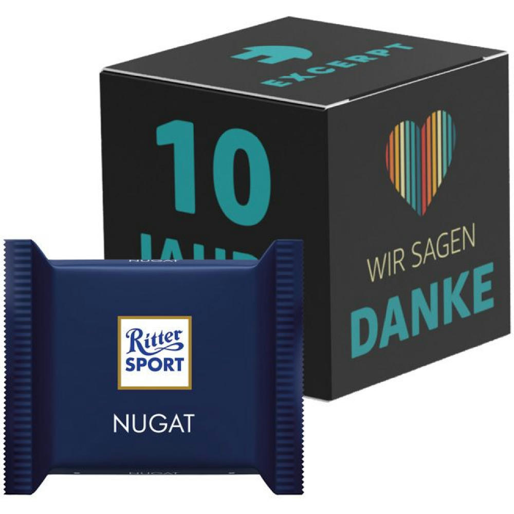 Werbewürfel Ritter SPORT mini