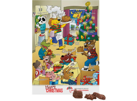 Classic Wand Adventskalender Graspapier