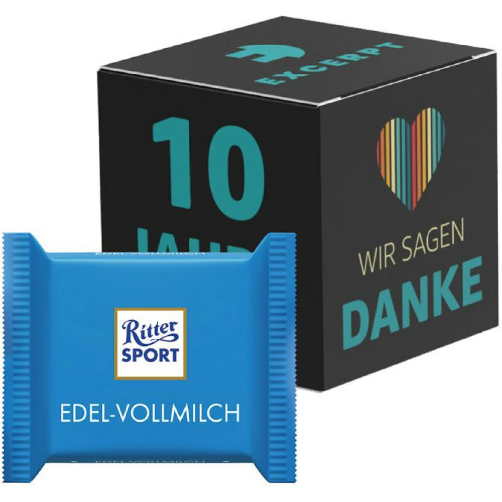 Werbewürfel Ritter SPORT mini