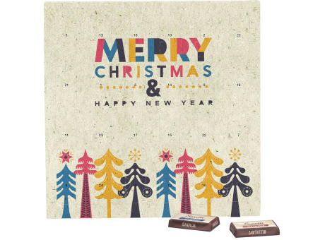 Täfelchen Adventskalender Graspapier