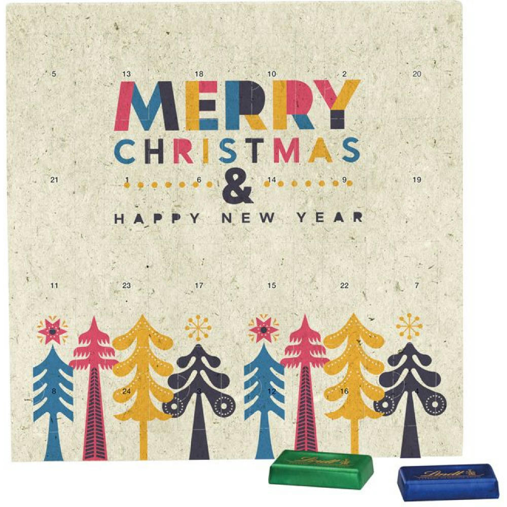Täfelchen Adventskalender Graspapier