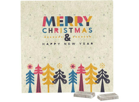 Täfelchen Adventskalender Graspapier