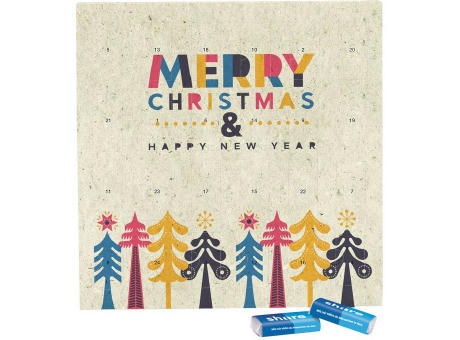 Täfelchen Adventskalender Graspapier