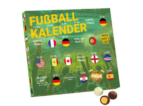 Eventkalender XS, Brandt Knusperkugel Mischung Black & White