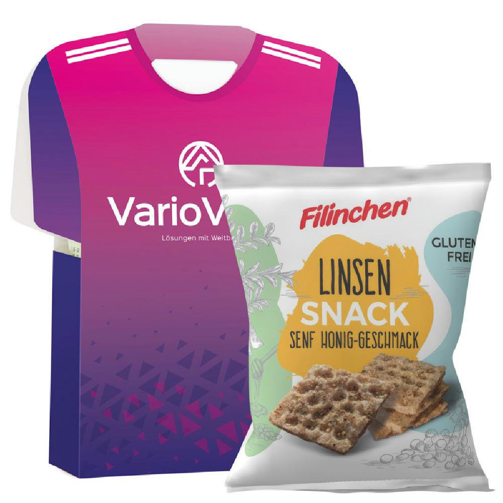 Trikot Box M, Filinchen Linsen Snack Honig-Senf
