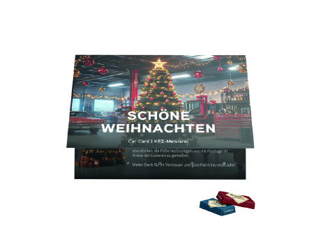 Premium Tisch Adventskalender Flip Cover Querformat