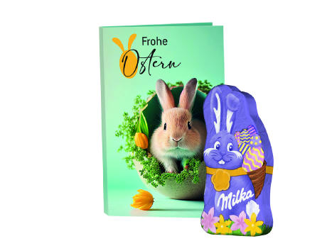 Werbekarte Visitenkartenformat Ostern