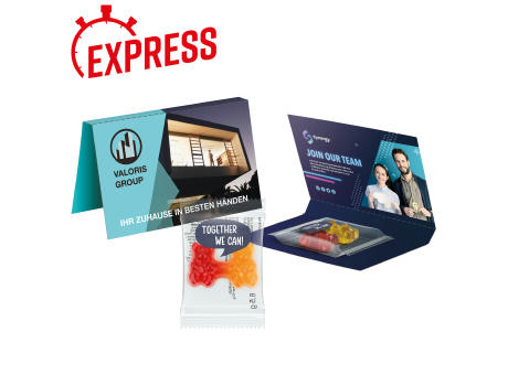 Express Werbekarte Trolli Team Bärchen