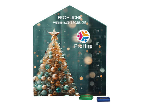 Täfelchen Adventskalender Haus