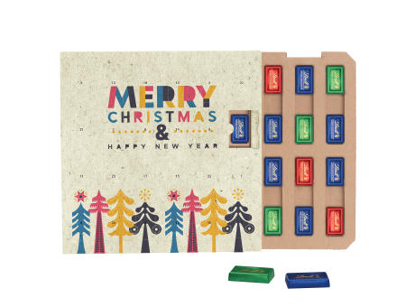 Täfelchen Adventskalender ECO Graspapier