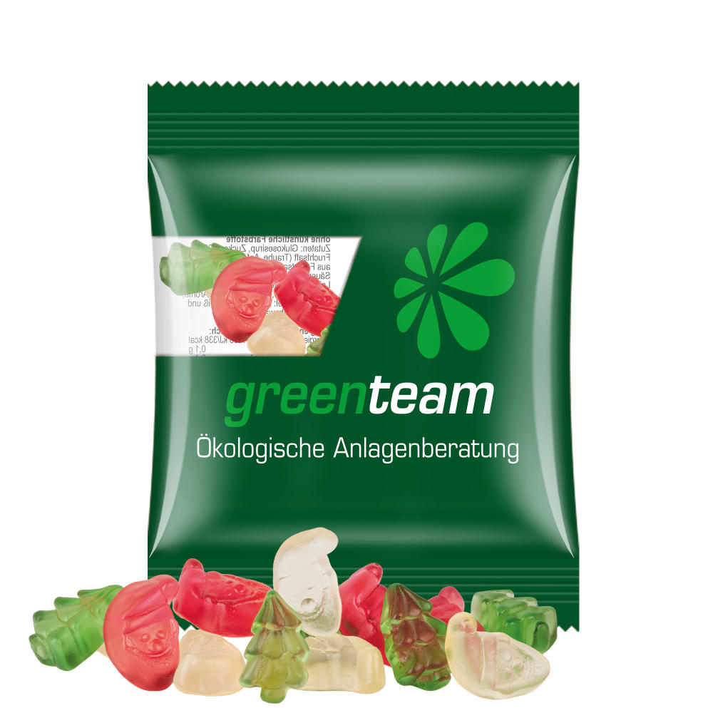 Minitüte 10 g Trolli Fruchtgummi Weihnachtsmischung