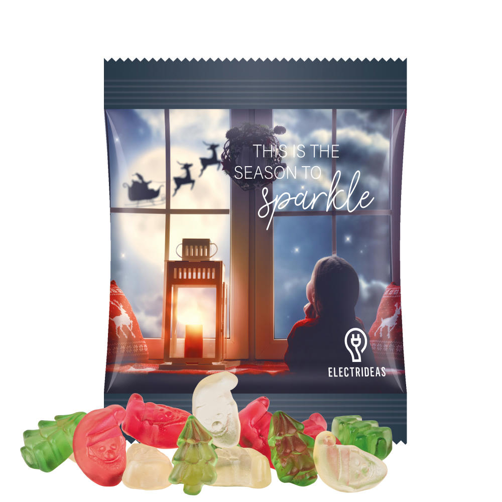 Minitüte 10 g Trolli Fruchtgummi Weihnachtsmischung