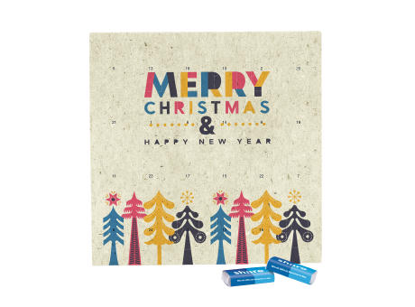 Täfelchen Adventskalender Graspapier