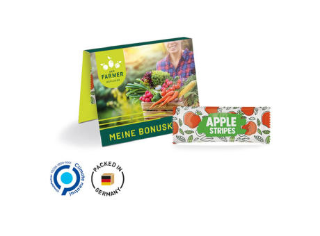 Werbekarte Midi, Fruit Stripes Apple