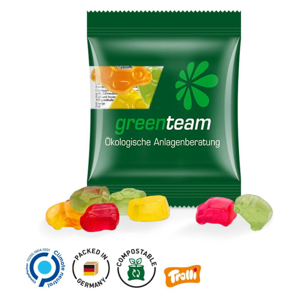 Minitüte 10g, Fruchtgummi Standardformen