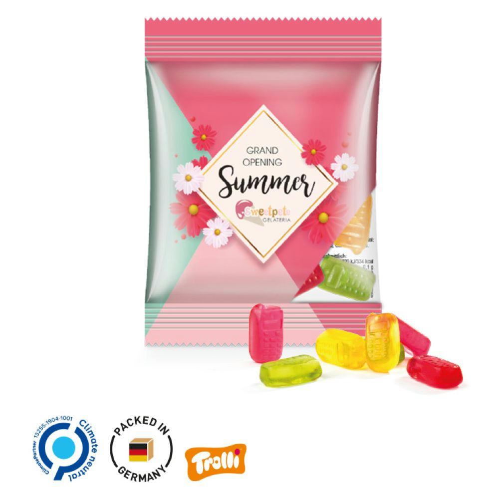 Minitüte 10g, Fruchtgummi Standardformen