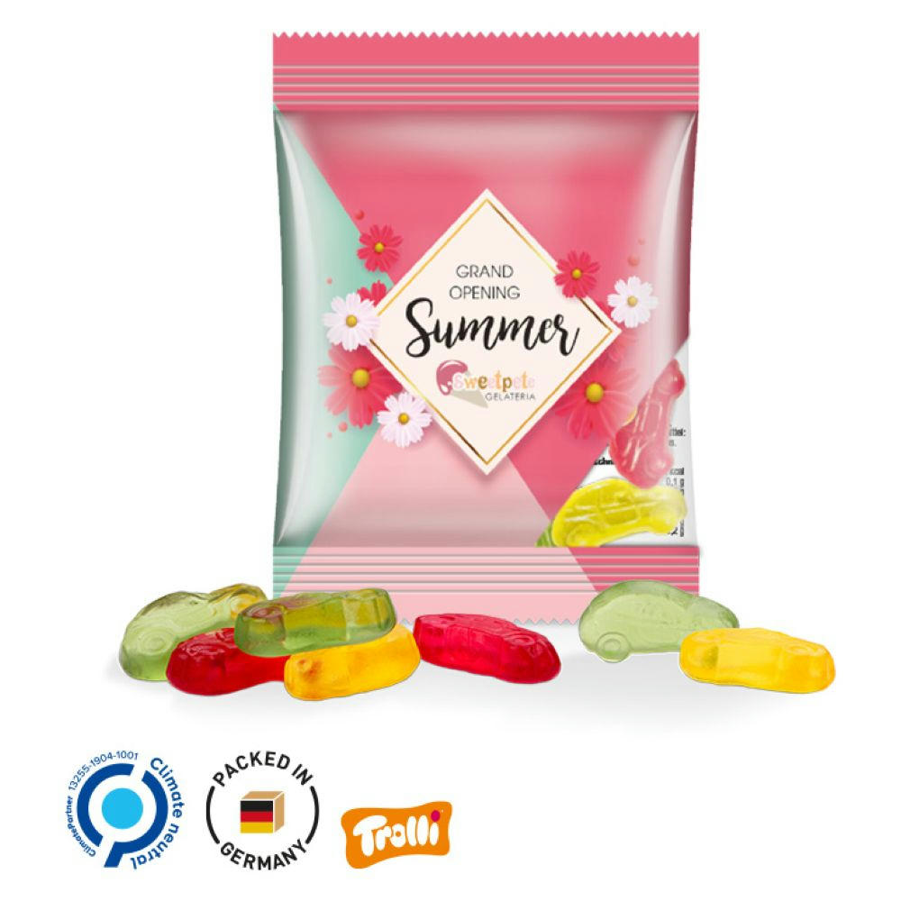 Minitüte 10g, Fruchtgummi Standardformen