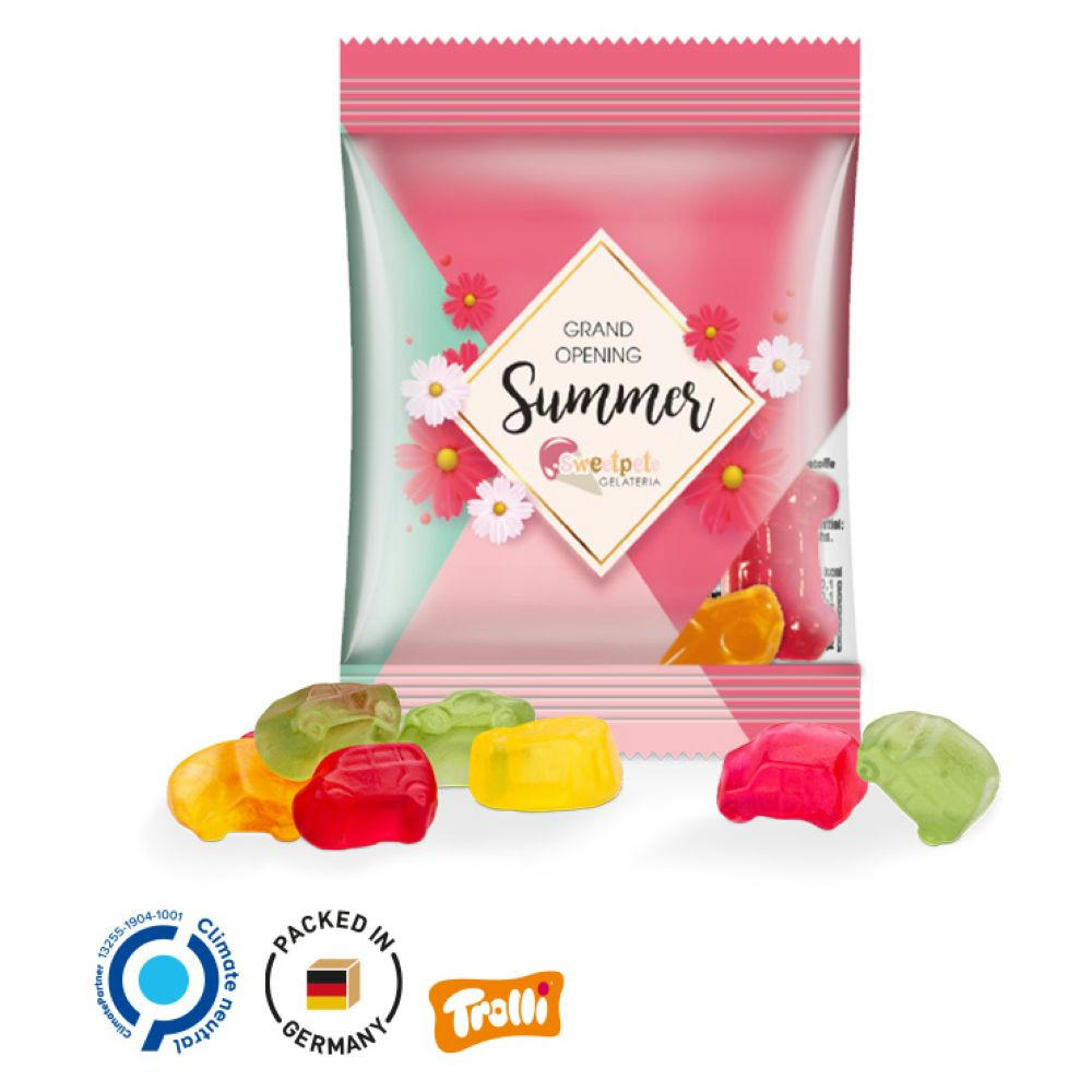 Minitüte 10g, Fruchtgummi Standardformen