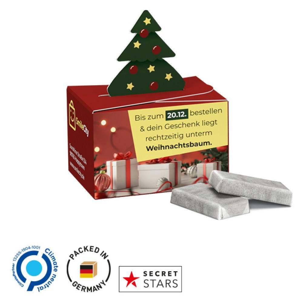 Geschenkbox Mini, Weihnachten, verschiedene Füllvarianten