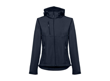 THC ZAGREB WOMEN. Chaqueta softshell para mujer, con capucha removible