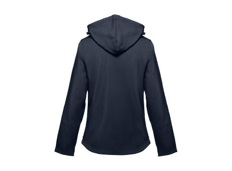 THC ZAGREB WOMEN. Chaqueta softshell para mujer, con capucha removible