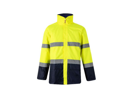 VL THEMIS. Parka bicolor (190g/m²), en poliéster (100%), con revestimiento de PU