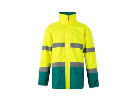 VL THEMIS LARGE. Parka bicolor (190g/m²), en poliéster (100%), con revestimiento de PU
