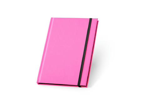 WATTERS. Cuaderno A5 en PU fluorescente con páginas rayadas