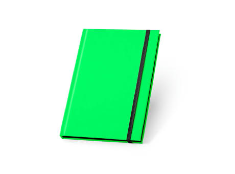 WATTERS. Cuaderno A5 en PU fluorescente con páginas rayadas