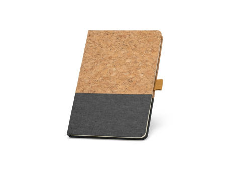 KLEE. Cuaderno A5 de corcho y lino con hojas rayadas