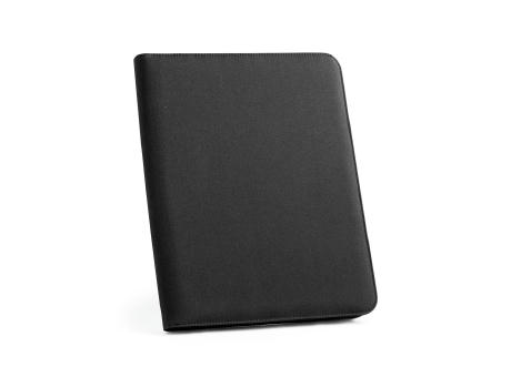 EMERGE FOLDER. Carpeta tamaño A4 hecha en poliéster reciclado (100% rPET) 300D con cremallera