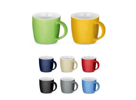 COMANDER. Taza de cerámica con acabado brillante, 370 ml