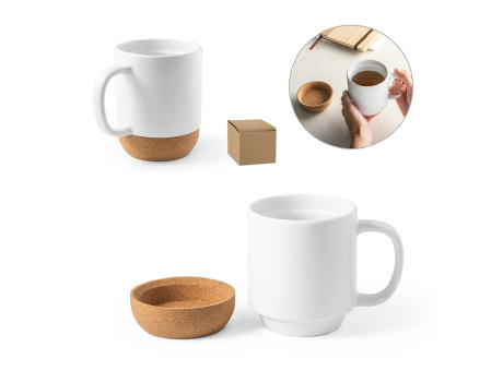RORY SUB. Taza de cerámica con revestimiento para sublimación 390 mL