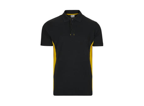 VL SUPAY. Polo piqué bicolor (180g/m²), manga corta, en algodón (60%) y poliéster (40%)