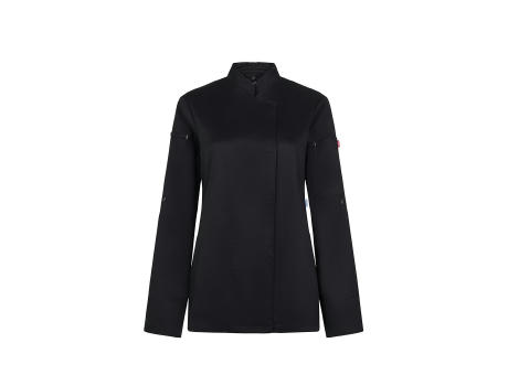 VL THOTH. Chaqueta de cocina para mujer (190 g/m²) fabricada con algodón (35 %) y poliéster reciclado (65 %)