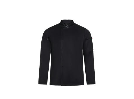 VL AGNI. Chaqueta de cocina unisex (190 g/m²) fabricada con algodón (35 %) y poliéster reciclado (65 %)