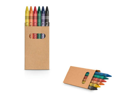 EAGLE. Caja con 6 lápices de cera