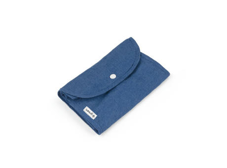 SIENA. Bolsa plegable de algodón (50%), algodón reciclado (30%) y poliéster (20% rPET) (140 g/m²)