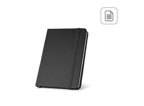 HEMINGWAY SQUARE. Cuaderno A5 de PU con papel cuadriculado