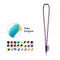 WISBECH. SET Lanyard TUBE Long (Ø 7 mm) con mosquetón de gatillo de 9 mm y cierre de seguridad de Ø 7 mm