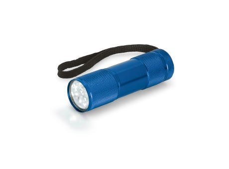 FLASHY. Linterna de aluminio con 9 LEDs
