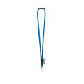 WISBECH. SET Lanyard TUBE Long (Ø 7 mm) con mosquetón de gatillo de 9 mm y cierre de seguridad de Ø 7 mm