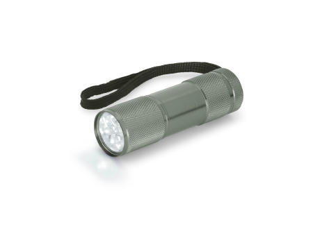 FLASHY. Linterna de aluminio con 9 LEDs