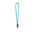 WISBECH. SET Lanyard TUBE Long (Ø 7 mm) con mosquetón de gatillo de 9 mm y cierre de seguridad de Ø 7 mm