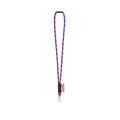 WISBECH. SET Lanyard TUBE Long (Ø 7 mm) con mosquetón de gatillo de 9 mm y cierre de seguridad de Ø 7 mm