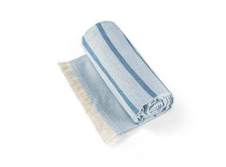CAPLAN. Toalla multifuncional (260 g/m²) fabricada en algodón ligero y resistente (90%) y algodón reciclado (10%)