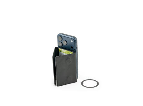 HARALD. Cartera magnética de PU de gran capacidad con bloqueo RFID
