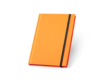 WATTERS. Cuaderno A5 en PU fluorescente con páginas rayadas